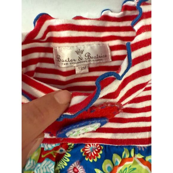 12M Dress & Blouse Lot - Bonnie Baby, Baxter & Beatrice, First Impressions - Picture 7 of 11